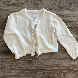 Sweater with ruffles